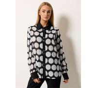 Star by Julien MacDonald Star by Julien MacDonald Polka Dot Print Shirt Noir 42