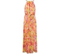 Star by Julien MacDonald Star by Julien MacDonald Printed Halter Metallic Dress Jaune 50