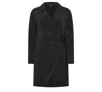 Star by Julien MacDonald Star by Julien MacDonald Silver Diamante Wrap Tie Dress Silver EU 42 (UK 14)