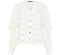 Star by Julien MacDonald Star by Julien MacDonald White Eyelet Cape Blouse