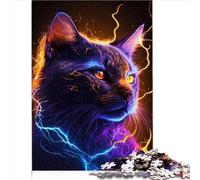 Star Cat Puzzles Cadeau 1000 Grandes pièces Puzzle pour Adultes en Carton de qualité supérieure pour Adolescents Puzzle éducatif Anti-Stress Jouet Puzzle 1000 pièces (26 x 38 cm)