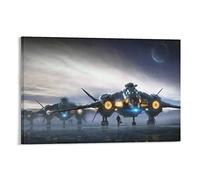 Star Citizen Poster décoratif sur toile Motif vaisseaux spatiaux 30 x 45 cm