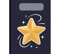 Star Composition Notebook, Wide Ruled, 7.5" x 9.75", 100 Pages