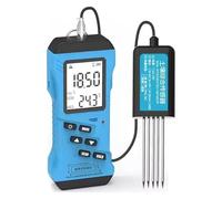 Star Corundum Kit d’Analyse de Sol 7 en 1 testeur Rapide de Sol mètre d’Azote phosphore Potassium NPK pH humidité humidité nutriments testeur de conductivité mètre EC pour Jardin, Ferme, Pra Care