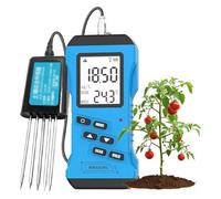 Star Corundum Testeur de sol numérique 7 en 1 avec écran LCD, humidimètre, humidité, température, Ec, Ph, capteur NPK, compteur rapide 7 en 1, fiable et précis
