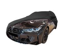Star Cover bâche d'intérieur Compatible avec BMW M3 Touring (G81) Housse avec Manchons de rétroviseurs Noir
