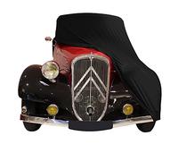 Star Cover bâche d'intérieur Compatible avec Citroen Traction Avant Housse Noir