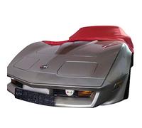Star Cover bâche d'intérieur Compatible avec Corvette C3 Housse Rouge