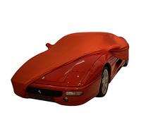 Star Cover bâche d'intérieur Compatible avec Ferrari F355 Housse avec Manchons de rétroviseurs Rouge