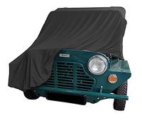 Star Cover bâche d'intérieur Compatible avec Mini Moke Housse Noir