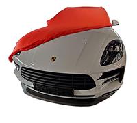 Star Cover bâche d'intérieur Compatible avec Porsche Macan MK1 Housse Rouge