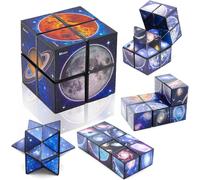 Star Cube Magique Magic Cube¿2 en 1 Ciel étoilé Cube Magique Infinity Cube¿Jouets Jeux à partir de 6 7 8 9 Ans Garçons Enfants