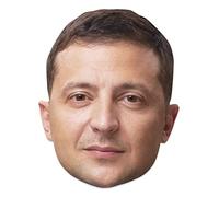 Star Cutouts Carte imprimée Masque Volodymyr Zelensky SM413