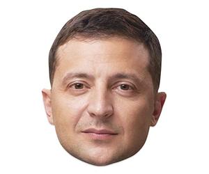 Star Cutouts Carte imprimée Masque Volodymyr Zelensky SM413