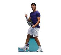 Star Cutouts CS1165 Carlos Alcaraz Tennis Découpe en Carton avec Mini