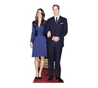 Star Cutouts Cut Out of Prince William and Kate Middleton Découpe, Uni, STSC243, Multicolore, Regular