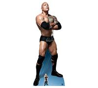 STAR CUTOUTS Découpe en Carton « The Rock Arms Folded Do You Like Pie ? Dwayne Johnson » - Multicolore - 195 x 74 x 195 cm