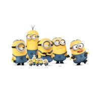 STAR CUTOUTS Despicable Me Minions Group Pose espiègle en Carton Grandeur Nature, Multicolore, 92 x 170 x 92 cm