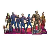 STAR CUTOUTS Figurine en carton 9 héros film les gardiens de la galaxie 3 - Haut 92 cm Bleu