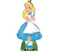 STAR CUTOUTS Figurine en carton Alice au pays des merveilles disney H 159 CM Bleu G