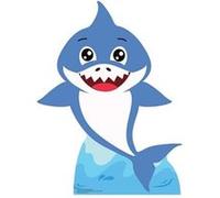 STAR CUTOUTS Figurine en carton Baby Boy Shark Bleu - Haut 93 cm Bleu G