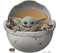 STAR CUTOUTS Figurine en carton Bébé Yoda alias Grogu dans son berceau volant film série Mandalorian H 75 CM Multicolors G
