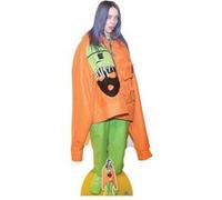 STAR CUTOUTS Figurine en carton Billie Eilish fait une grimace, tire la langue - Haut 163 cm Multicolors G