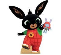 STAR CUTOUTS Figurine en carton Bing Bunny Rabbit - Bing Bunny Rabbit - 95 cm Rouge