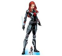 STAR CUTOUTS Figurine en carton Black Widow - Marvel Avengers - Haut 165 cm Noir G