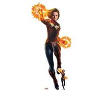 STAR CUTOUTS Figurine en carton Captain Marvel Carol Danvers Brie Larson H 177 CM Multicolors G