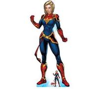 STAR CUTOUTS Figurine en carton Captain Marvel - Marvel Avengers - Haut 184 cm Multicolors