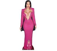 STAR CUTOUTS Figurine en carton Cardi B - chanteuse - Haut 163 cm Multicolors