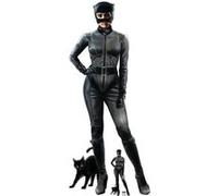 STAR CUTOUTS Figurine en carton Catwoman - Zoé Kravitz - Batman Film 2022 - Style d'Art Graphique - Haut 169 cm Noir G