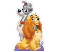 STAR CUTOUTS Figurine en carton Disney La Belle et le Clochard - Haut 92 cm Multicolors G