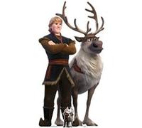 STAR CUTOUTS Figurine en carton Disney La Reine des Neiges 2 Kristoff et Sven ensemble Hauteur 195 cm Multicolors G