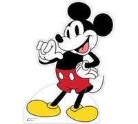 STAR CUTOUTS Figurine en carton Disney Mickey Mouse au grand sourire Hauteur 95 cm Multicolors