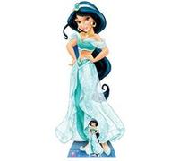 STAR CUTOUTS Figurine en carton Disney Princesse Jasmine H 163 CM Bleu G