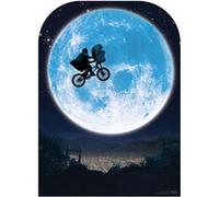STAR CUTOUTS Figurine en carton E.T.,Elliot avec l'extra-terrestre sur son vélo Hauter 130 CM Bleu G