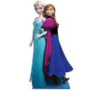 STAR CUTOUTS Figurine en carton Elsa & Anna dos à dos La Reine des Neiges Disney -Haut 162 cm Multicolors G