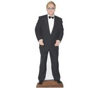 STAR CUTOUTS Figurine en carton Elton John en smoking et noeud papillon -H 173cm Multicolors