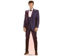 STAR CUTOUTS Figurine en carton Elvis Presley 1960 Costume bleu violet -H180 cm Bleu G