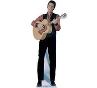 STAR CUTOUTS Figurine en carton Elvis Presley chante à avec sa guitare H181 cm Noir G