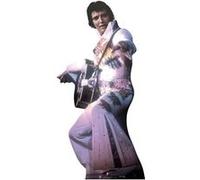 STAR CUTOUTS Figurine en carton Elvis Presley costume Aigle Américain Las Vegas -H 155 cm Blanc G