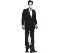 STAR CUTOUTS Figurine en carton Elvis Presley en smoking Tuxedo - Haut 178 cm Noir G