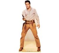 STAR CUTOUTS Figurine en carton Elvis Presley en tenue de cow-boy avec pistolet 189 cm Multicolors G
