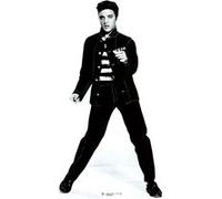STAR CUTOUTS Figurine en carton Elvis Presley Jailhouse Rock H 179 cm Noir G