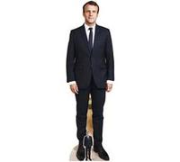 STAR CUTOUTS Figurine en carton Emmanuel Macron - Président de la République - 175 cm Multicolors G