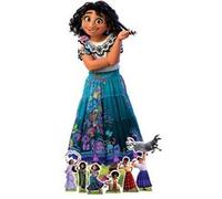 STAR CUTOUTS Figurine en carton - Encanto - Mirabel Madrigal avec 6 Mini-Figurines - Haut 134 cm Multicolors G