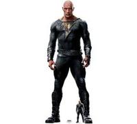 STAR CUTOUTS Figurine en carton film Black Adam illustré par Dwayne Johnson - Haut 192 cm Noir G