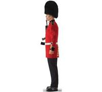 STAR CUTOUTS Figurine en carton - Garde du Palais Royal - tourné vers la gauche - Haut 90 cm Rouge